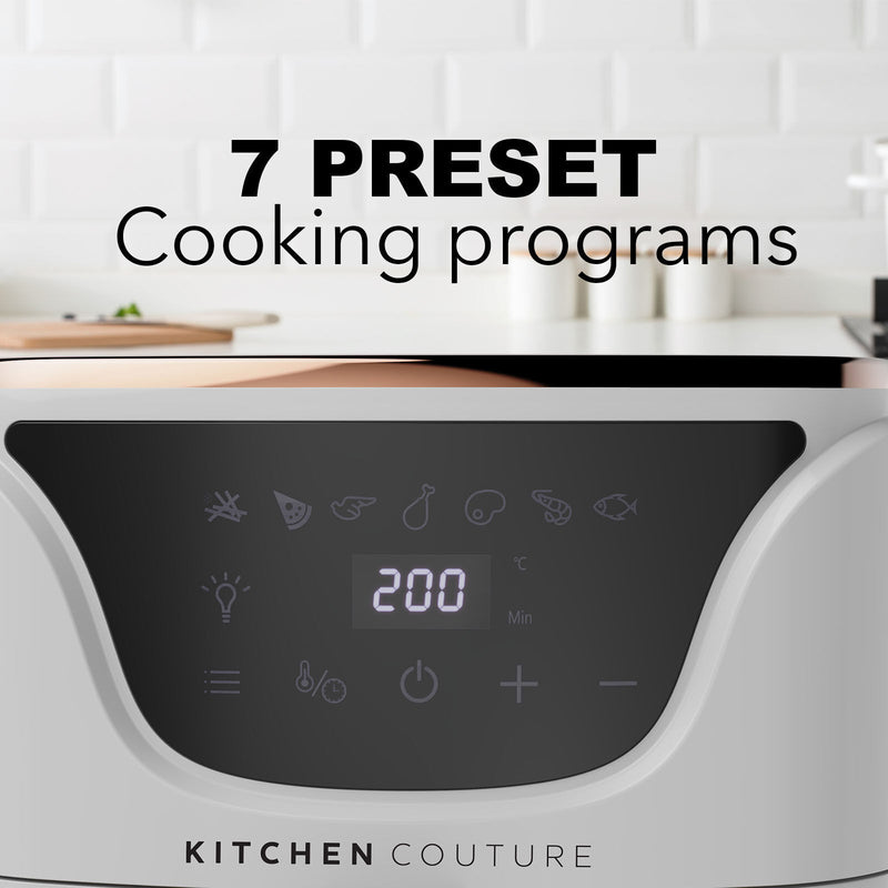 Kitchen Couture Air Fryer Clear View 7 Preset Functions