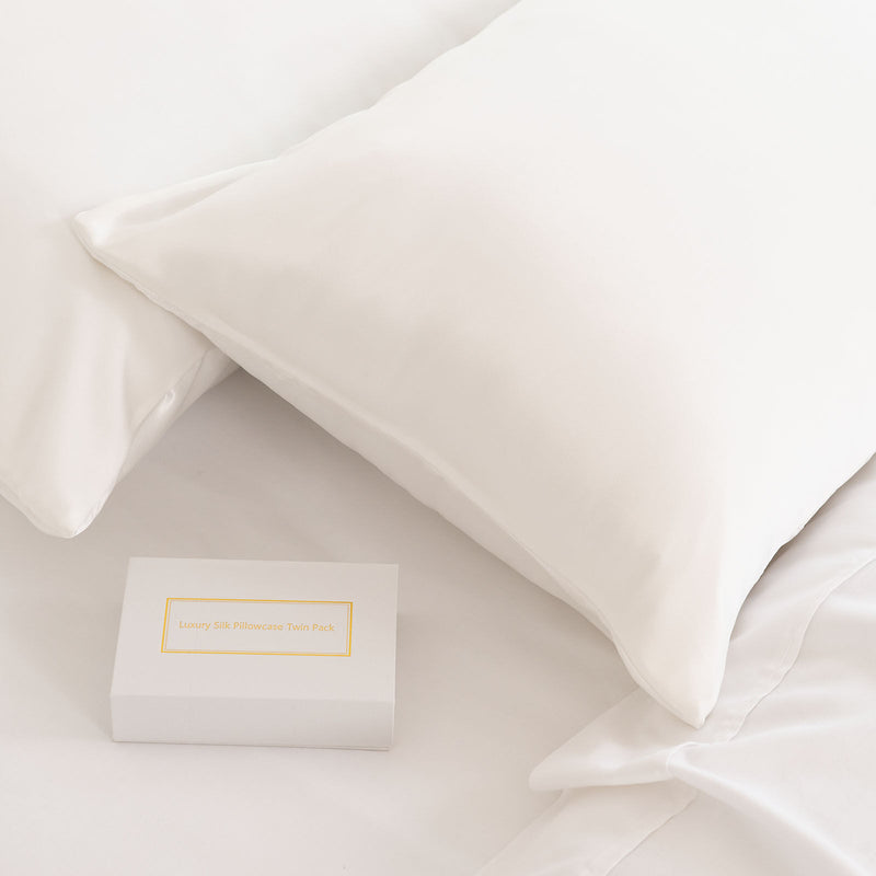 Mulberry Silk Pillowcase Twin Pack (Exclusive)