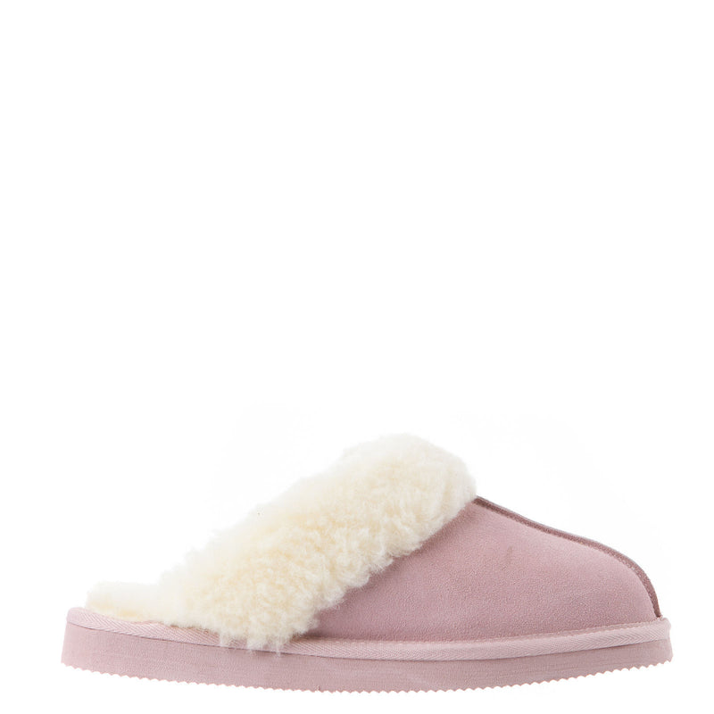 Uggaroo Ugg Scuff Slippers Womens Leather Upper Wool Lining Breathable