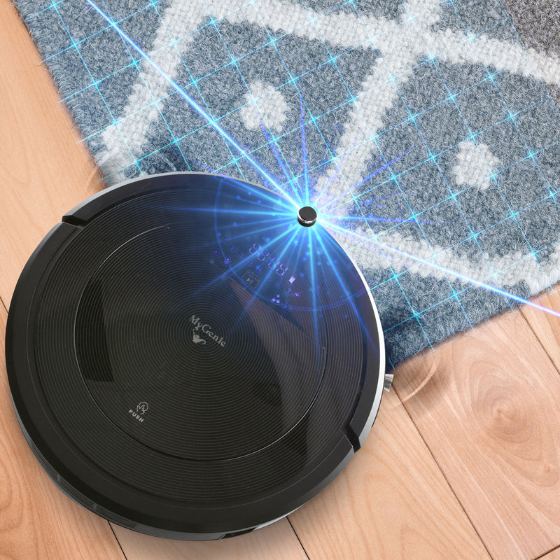 MyGenie ZX1000 Robotic Vacuum Cleaner with Bonus Aroma Diffuser with 3 Oils