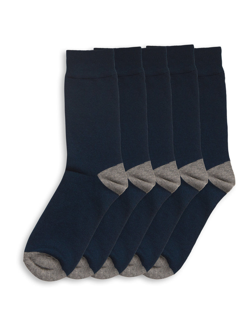 Mens 40 Pack Socks Business Crew