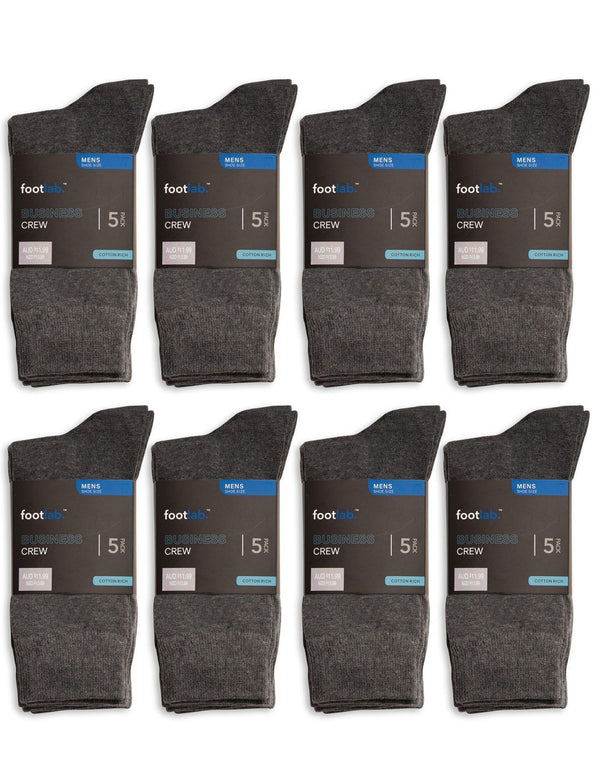 Mens 40 Pack Socks Business Crew