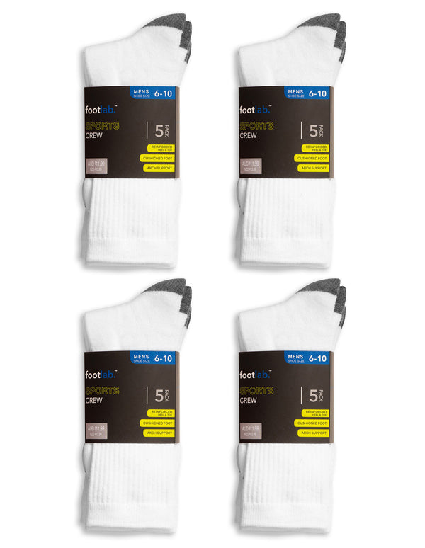 Mens 20 Pack Socks Sports Crew