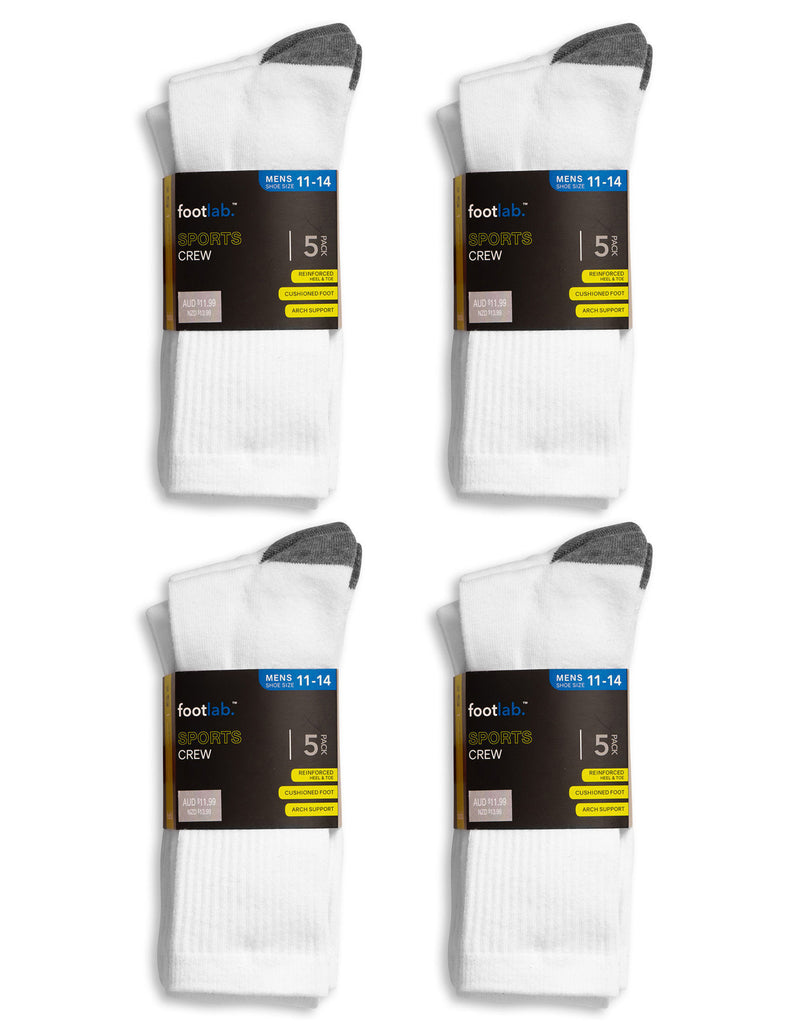 Mens 20 Pack Socks Sports Crew