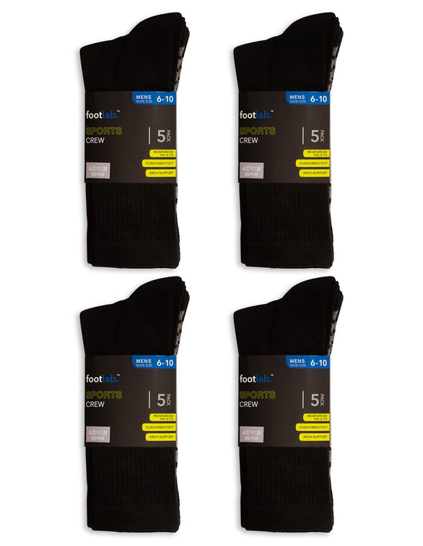 Mens 20 Pack Socks Sports Crew