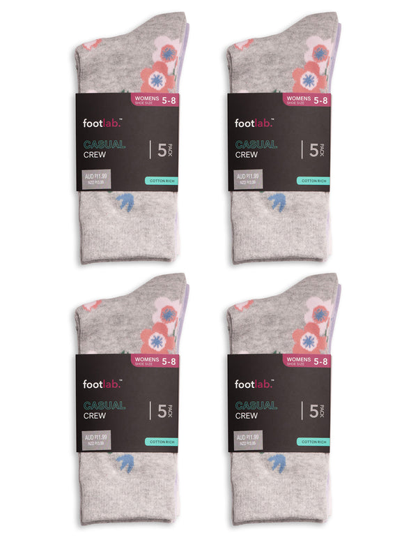 Womens 20 Pack Socks Casual Crew