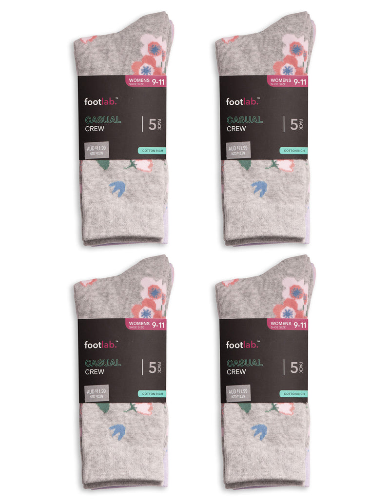 Womens 20 Pack Socks Casual Crew