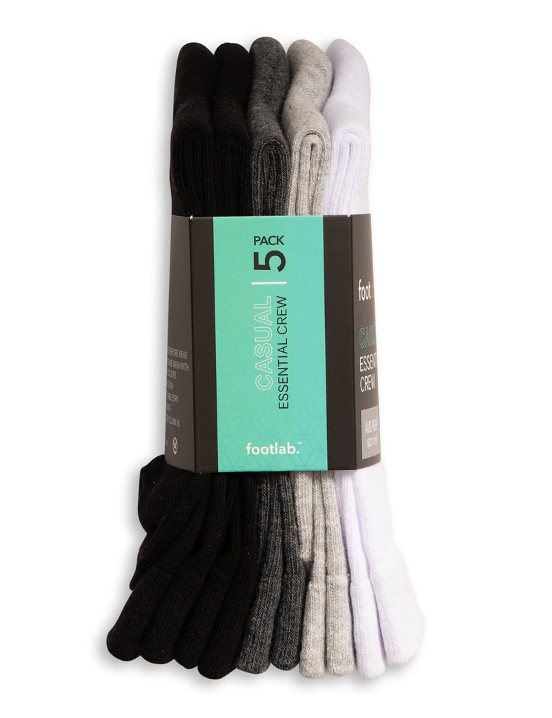 Womens 20 Pack Socks Essential Crew