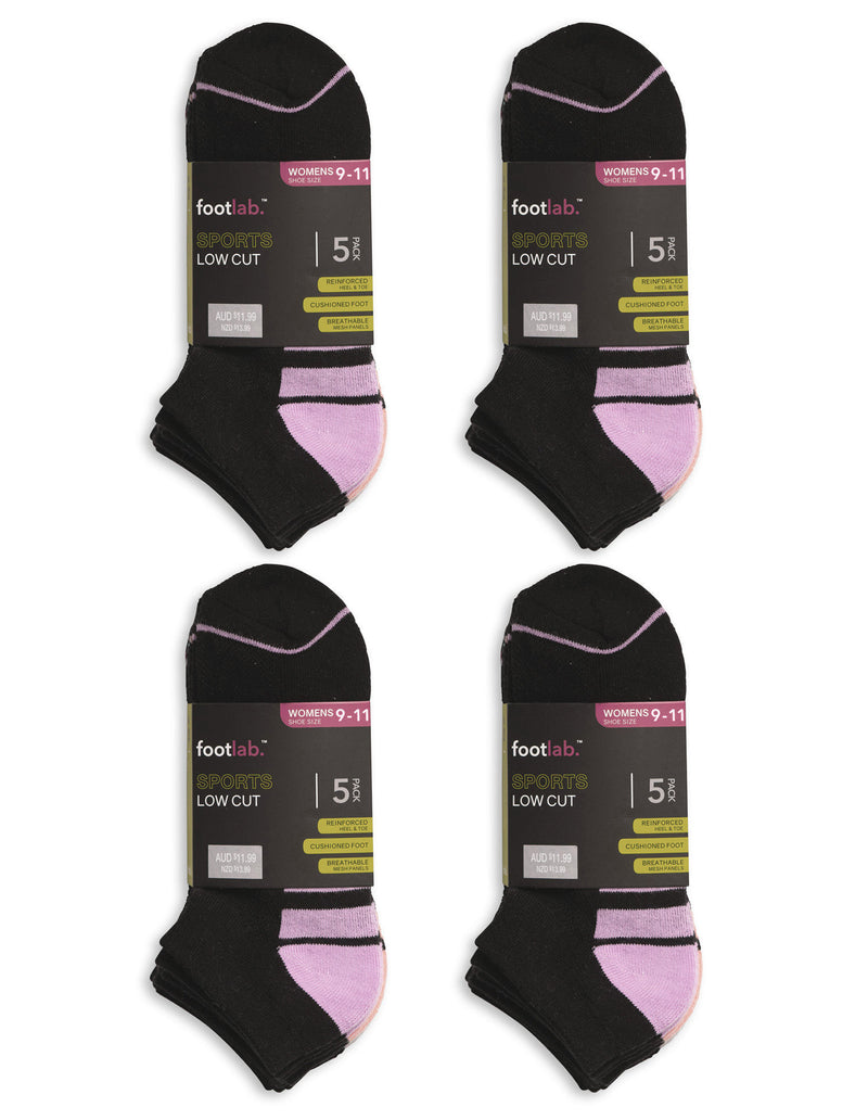 Womens 20 Pack Socks Sports Low Cut