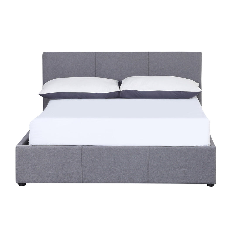 Milano Luxury Gas Lift Bed Frame Base And Headboard With Storage All Sizes