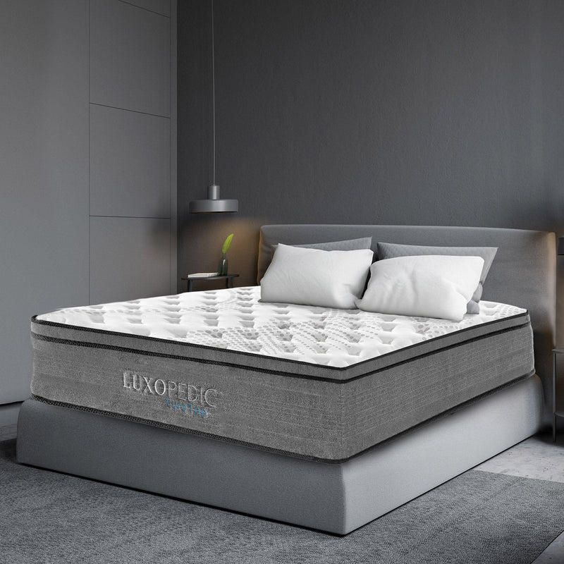 Medium osteopedic euro top on sale pocket spring mattress