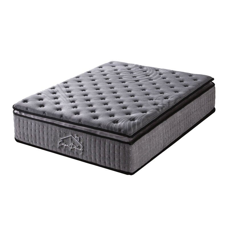 Casa Decor Bamboo Charcoal Mattress Pocket Spring Pillowtop 5 Zone 32cm Depth