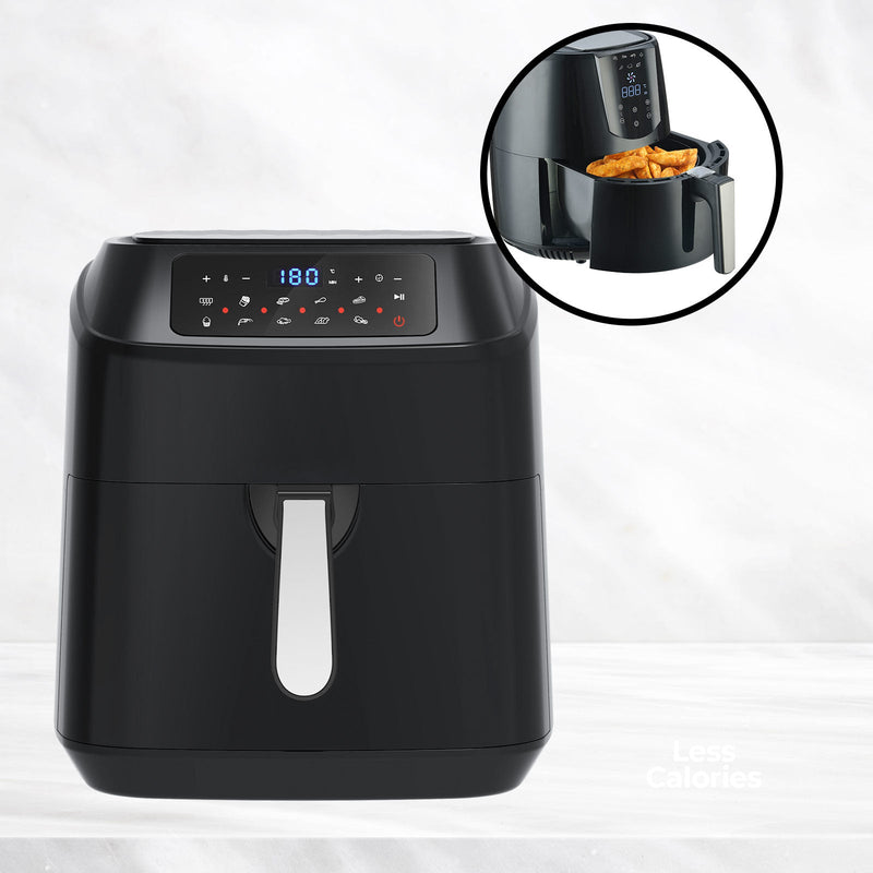 Kitchen Couture 11.5 Litre Air Fryer Multifunctional LCD Digital Display Black