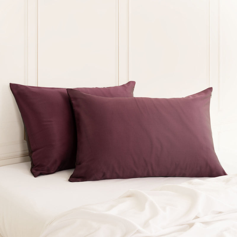 Royal Comfort Mulberry Soft Silk Hypoallergenic Pillowcase Twin Pack 51 x 76cm