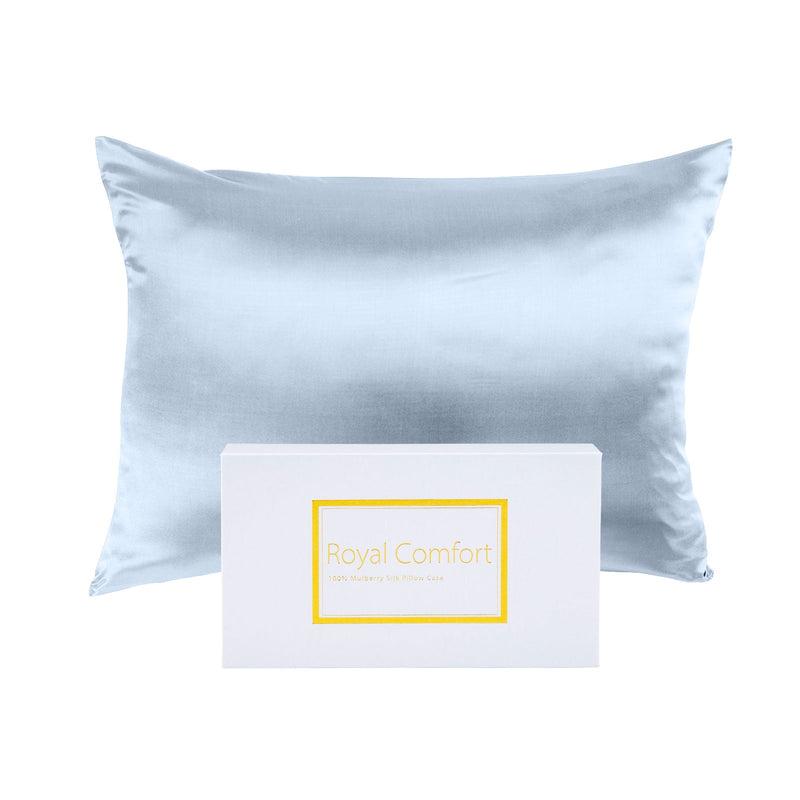 Royal Comfort Pure Silk Pillow Case 100% Mulberry Silk Hypoallergenic Pillowcase