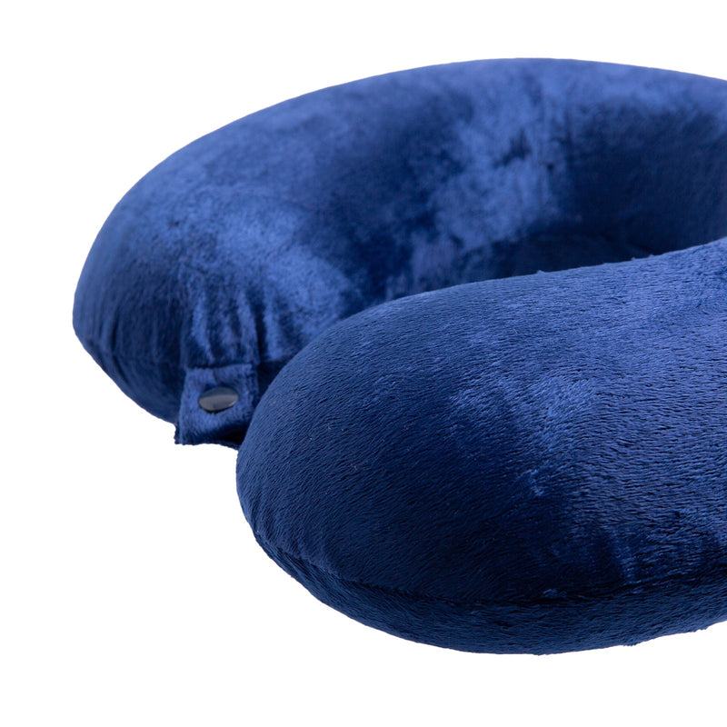 Milano Decor Memory Foam Travel Neck Pillow With Clip Cushion Support Soft