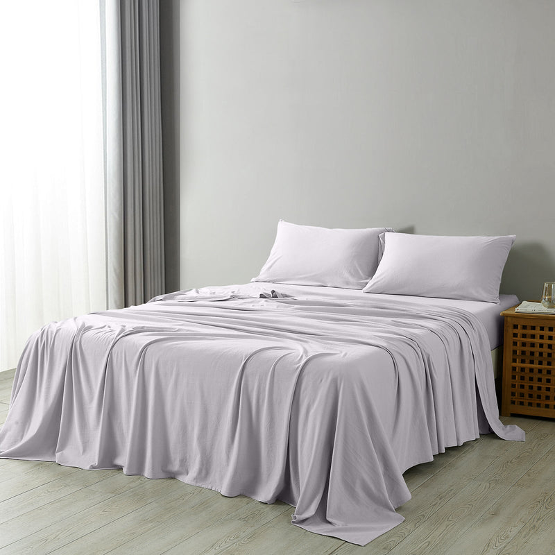 Royal Comfort 100% Jersey Cotton 4 Piece Sheet Set