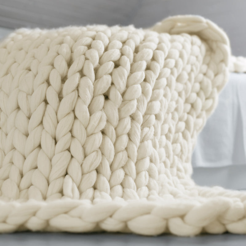 Royal Comfort Chunky Hand Knit Thick Weighted Blanket Plush 6.3KG 203cm x 153cm