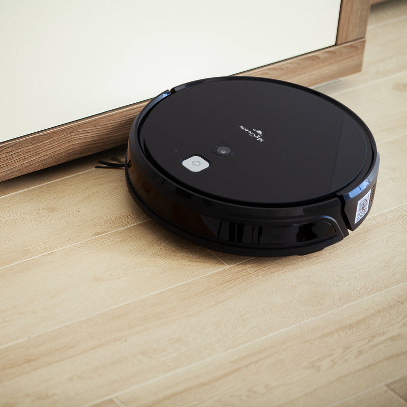 MyGenie V-MAX 3000 Robotic Vacuum Cleaner VSLAM Technology Wi-Fi Control Black