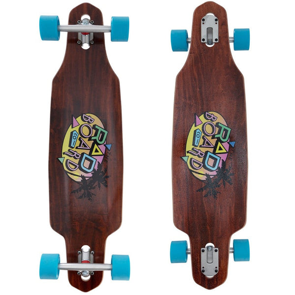 RAD Complete Drop Through 9" x 36" Longboard - Surf Island