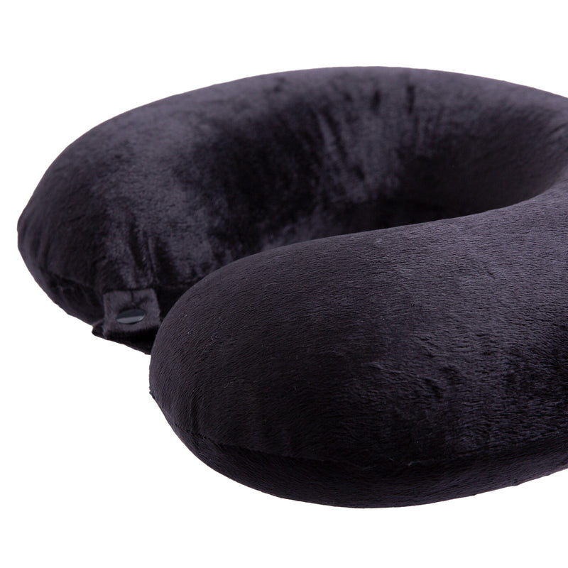 Milano Decor Memory Foam Travel Neck Pillow With Clip Cushion Support Soft