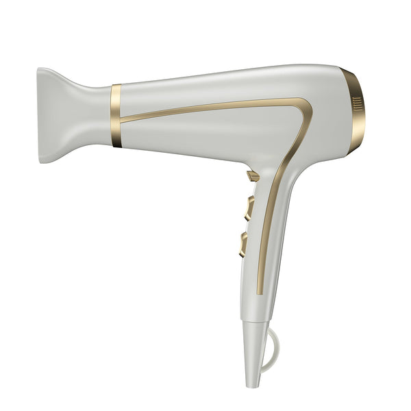 Paris Glam Hair Dryer Professional Ionic Lightweight Powerful 2200W White