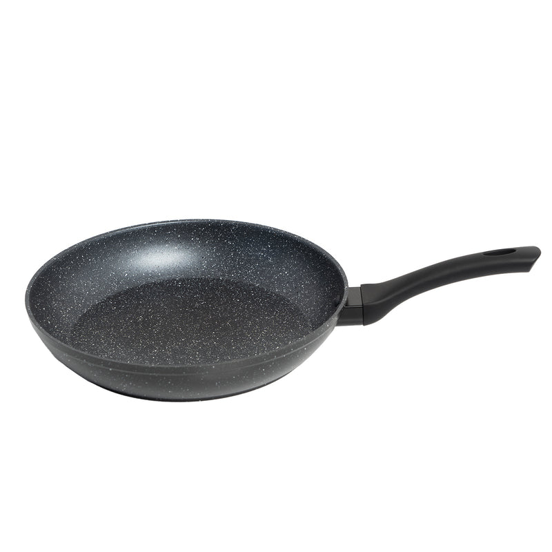 Stone Chef Forged Frying Pan Cookware Kitchen Fry Pan Black 24cm