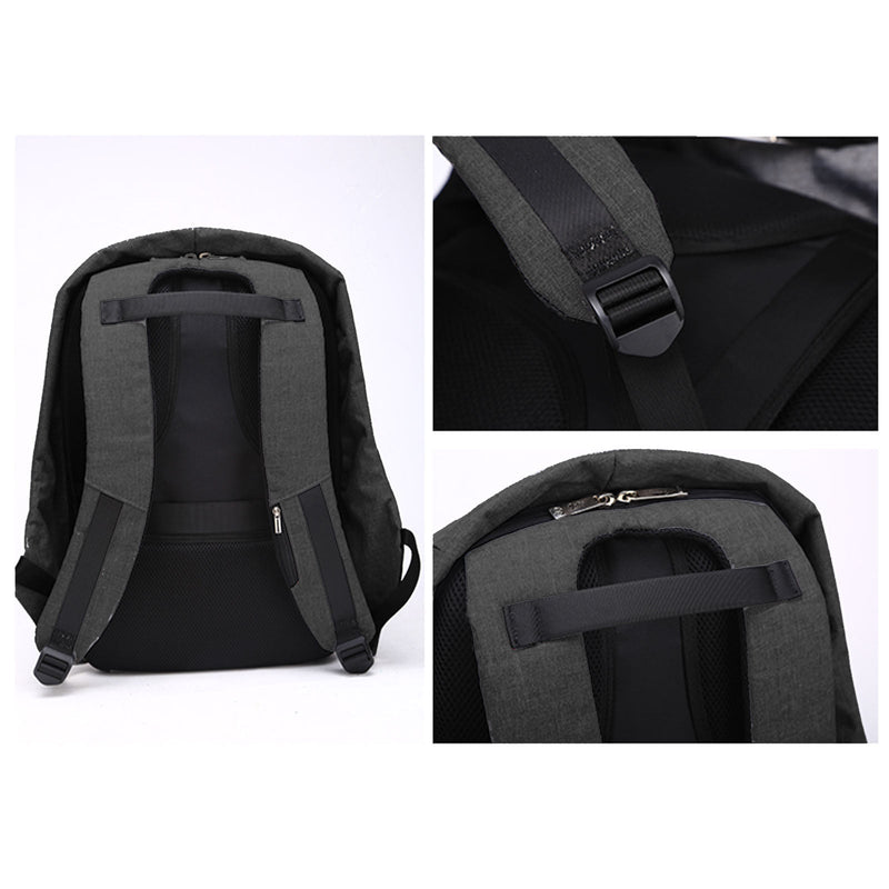 Anti Theft Backpack Waterproof bag School Travel Laptop Bags USB Charging