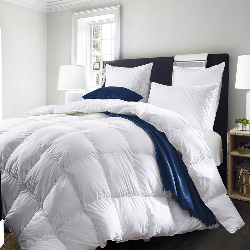 Royal Comfort Quilt 50% Duck Down 50% Duck Feather 233TC Cotton Pure Soft Duvet