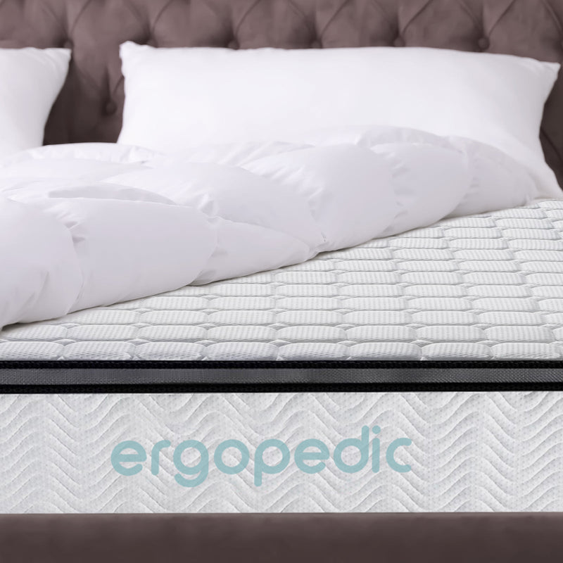 Ergopedic Mattress 5 Zone Latex Pocket Spring Mattress In A Box 30cm All Sizes