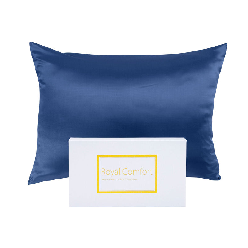 Royal Comfort Pure Silk Pillow Case 100% Mulberry Silk Hypoallergenic Pillowcase