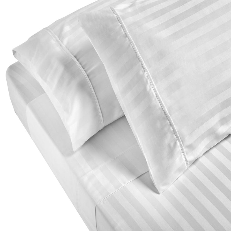 Royal Comfort 1200TC Sheet Set Damask Cotton Blend Ultra Soft Sateen Bedding