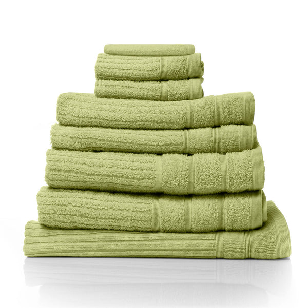 Royal Comfort Eden Cotton 600GSM 8 Piece Luxury Bath Towels Set