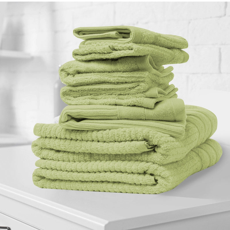 Royal Comfort Eden Cotton 600GSM 8 Piece Luxury Bath Towels Set