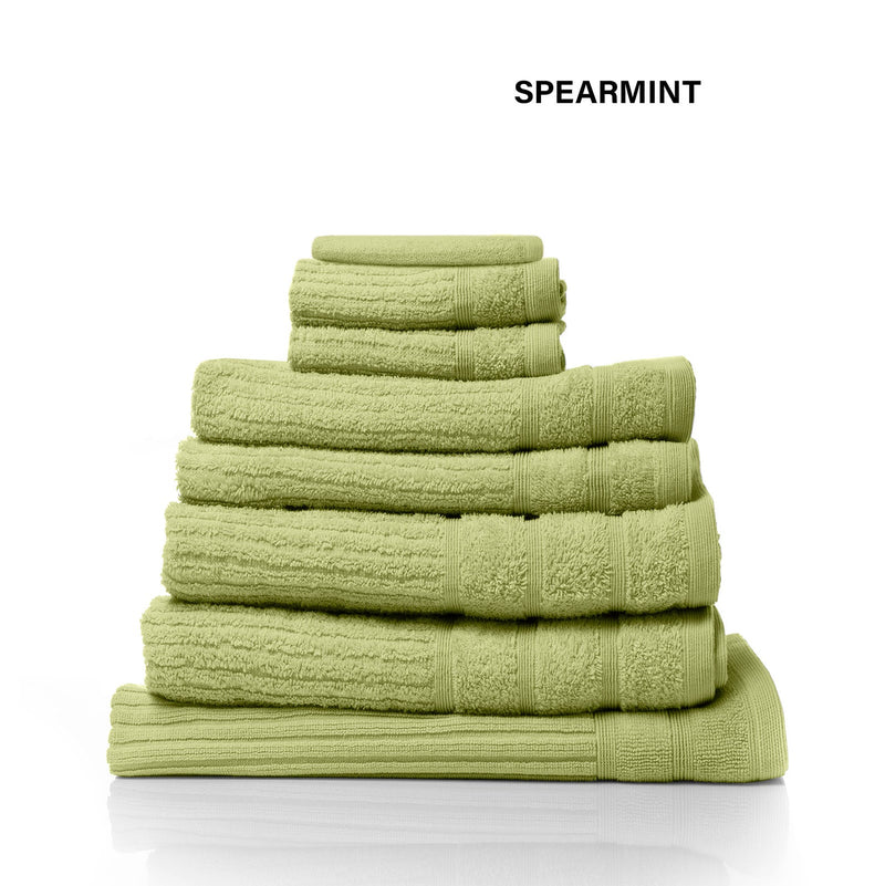 Royal Comfort Eden Cotton 600GSM 8 Piece Luxury Bath Towels Set