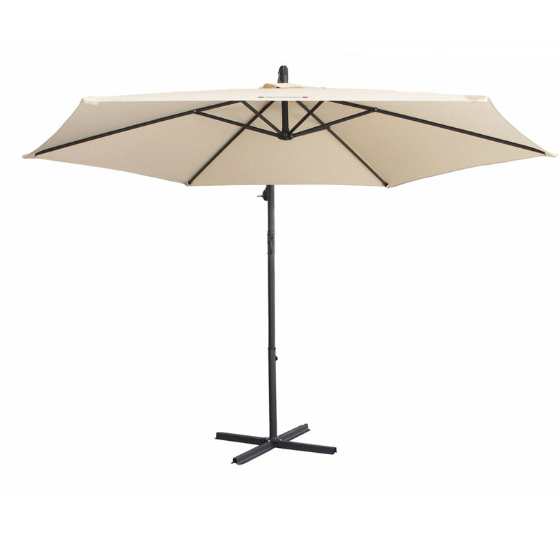 Milano 3M Outdoor Umbrella Cantilever With Protective Cover Patio Garden Shade