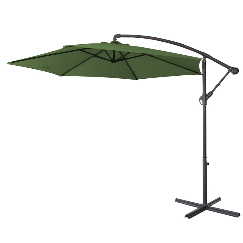 Milano 3M Outdoor Umbrella Cantilever With Protective Cover Patio Garden Shade