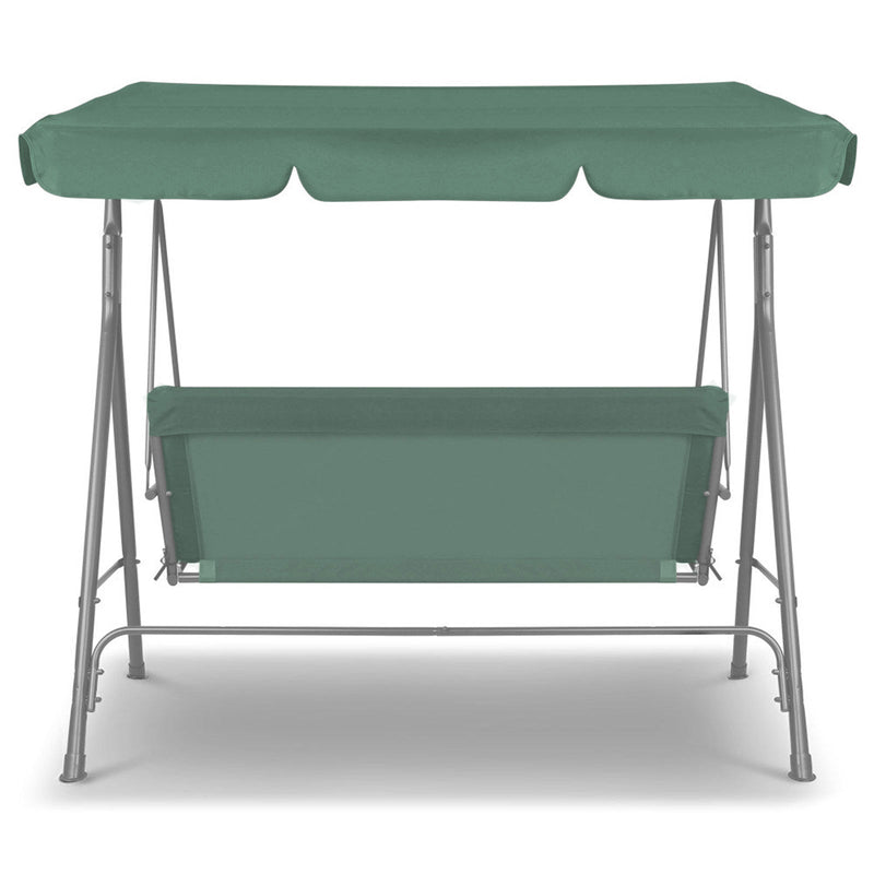 Milano Outdoor Swing Bench Seat Chair Canopy Furniture 3 Seater Garden Hammock