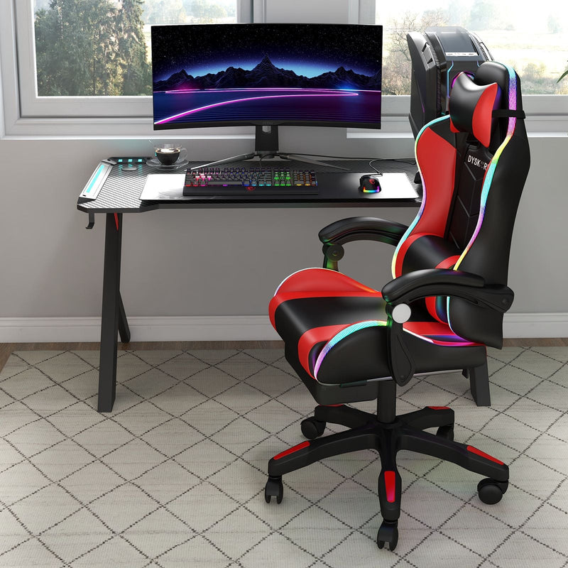 Dyskord Gaming Chair And Dyskord Desk Gaming Package Set