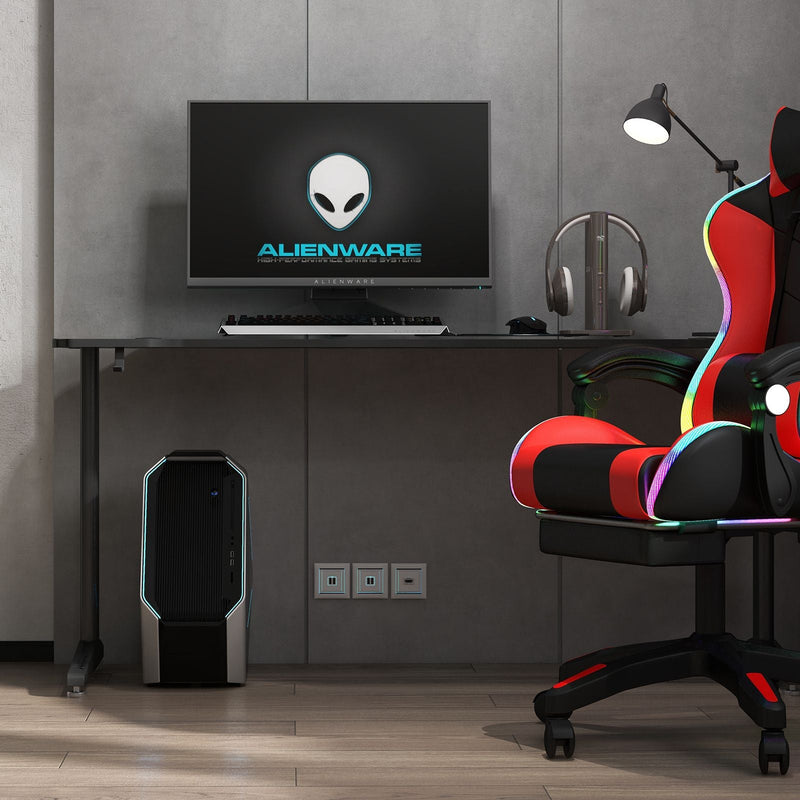 Dyskord Gaming Chair And Dyskord Adjustable Desk Gaming Package Set