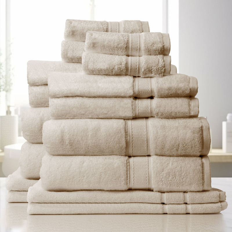 Royal Comfort Towel Set 100% Cotton Zero Twist Luxury Plush