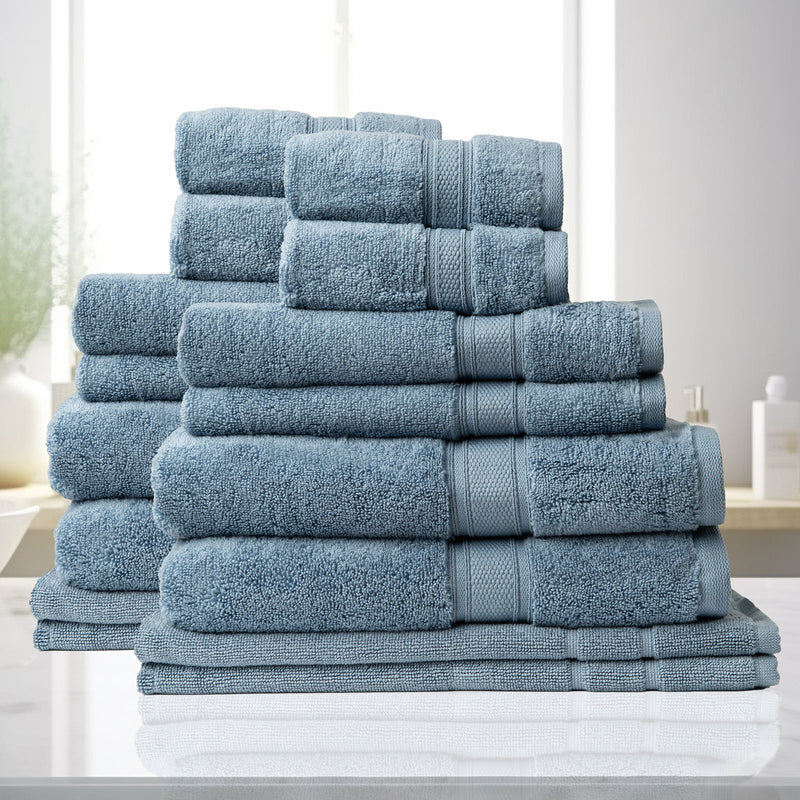 Royal Comfort Towel Set 100% Cotton Zero Twist Luxury Plush