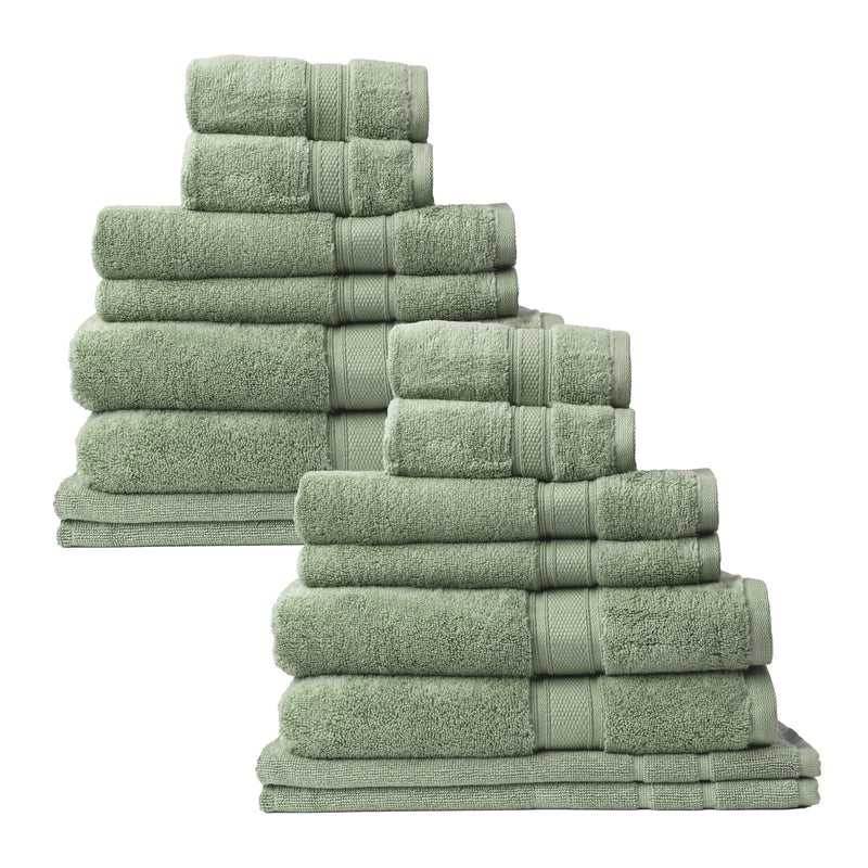 Royal Comfort Towel Set 100% Cotton Zero Twist Luxury Plush