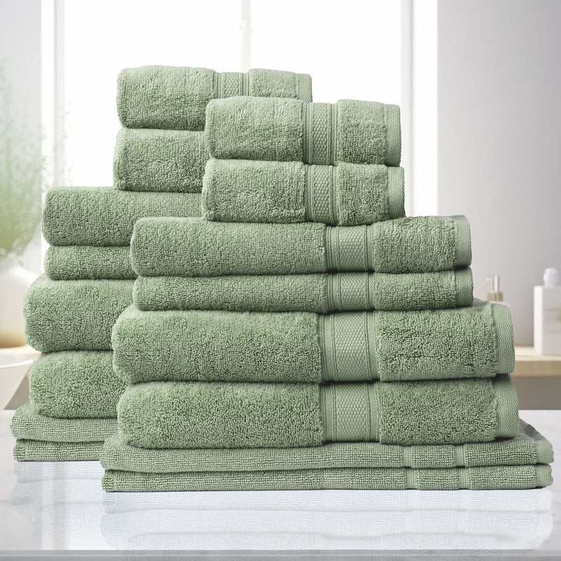 Royal Comfort Towel Set 100% Cotton Zero Twist Luxury Plush