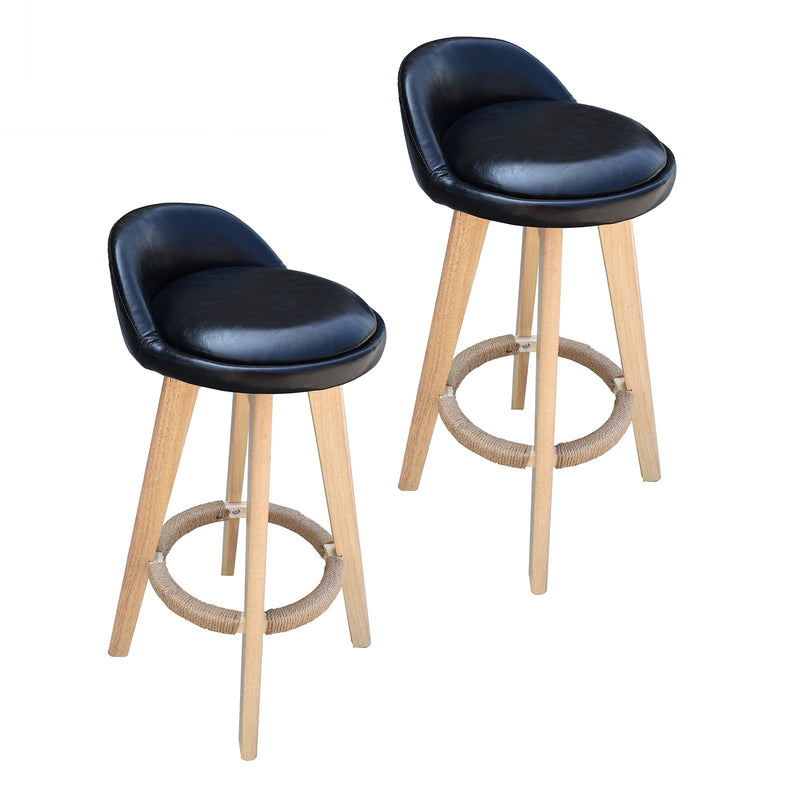 Milano Decor Phoenix Barstool Black Chairs Kitchen Dining Chair Bar Stool