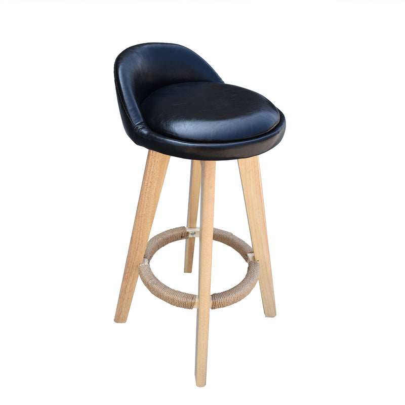 Milano Decor Phoenix Barstool Black Chairs Kitchen Dining Chair Bar Stool