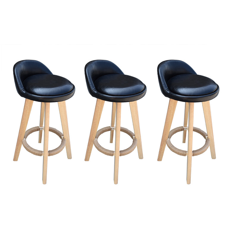 Milano Decor Phoenix Barstool Black Chairs Kitchen Dining Chair Bar Stool