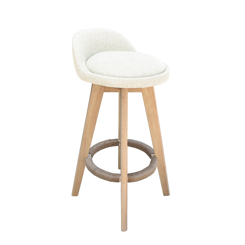 Milano Decor Phoenix Barstool Cream Chairs Kitchen Dining Chair Bar Stool