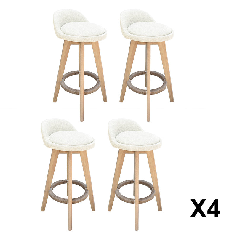 Milano Decor Phoenix Barstool Cream Chairs Kitchen Dining Chair Bar Stool